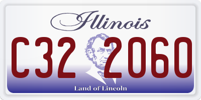 IL license plate C322060