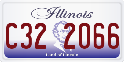 IL license plate C322066