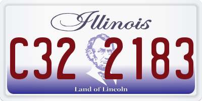 IL license plate C322183