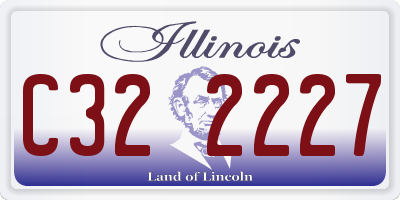 IL license plate C322227