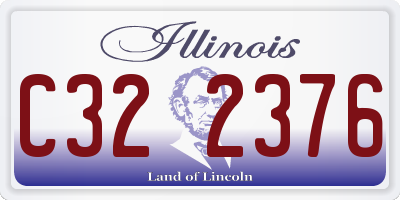 IL license plate C322376