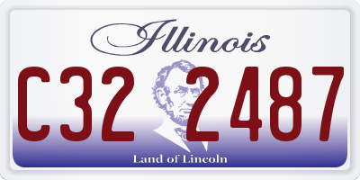 IL license plate C322487