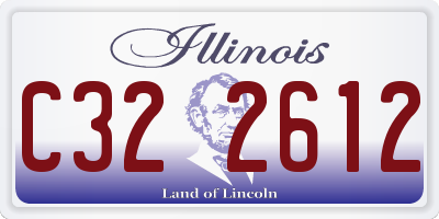 IL license plate C322612