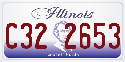 IL license plate C322653