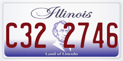IL license plate C322746