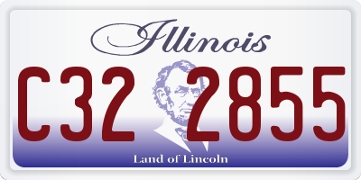 IL license plate C322855