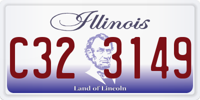 IL license plate C323149