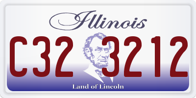 IL license plate C323212