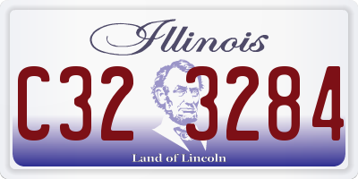 IL license plate C323284