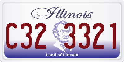 IL license plate C323321
