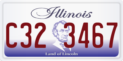 IL license plate C323467