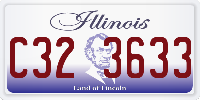 IL license plate C323633