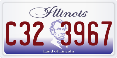 IL license plate C323967