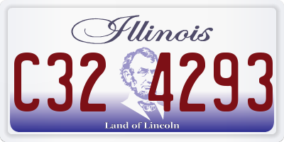 IL license plate C324293