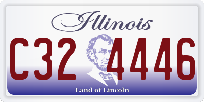 IL license plate C324446