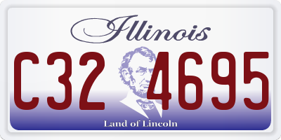 IL license plate C324695