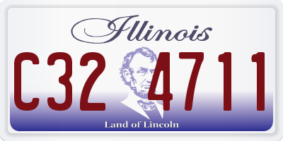 IL license plate C324711