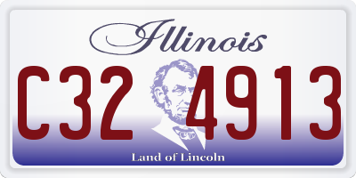 IL license plate C324913