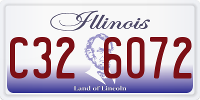 IL license plate C326072