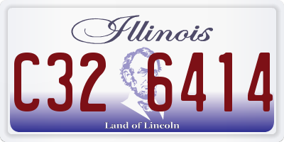 IL license plate C326414