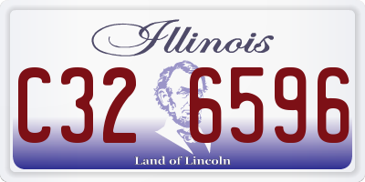 IL license plate C326596