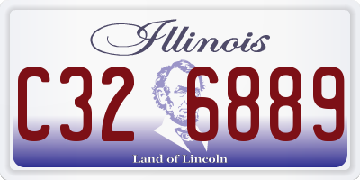 IL license plate C326889
