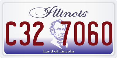 IL license plate C327060
