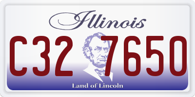 IL license plate C327650