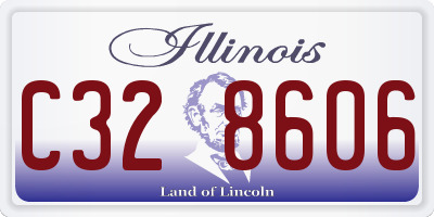 IL license plate C328606