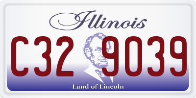 IL license plate C329039