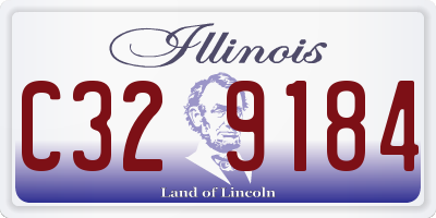 IL license plate C329184
