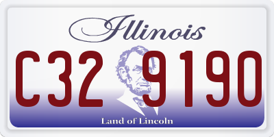 IL license plate C329190