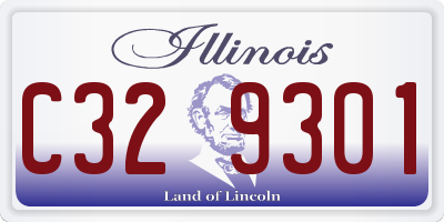 IL license plate C329301