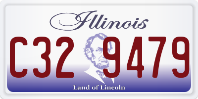 IL license plate C329479