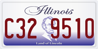 IL license plate C329510