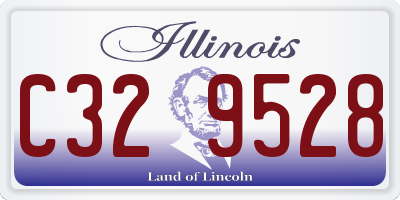 IL license plate C329528