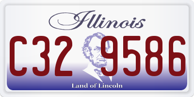IL license plate C329586