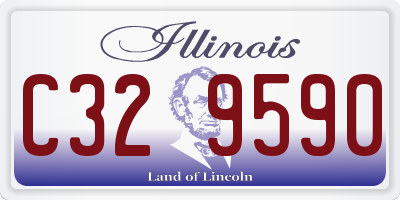 IL license plate C329590