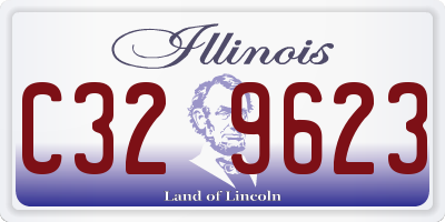 IL license plate C329623