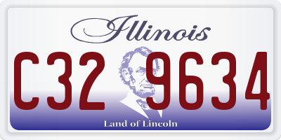 IL license plate C329634