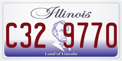 IL license plate C329770
