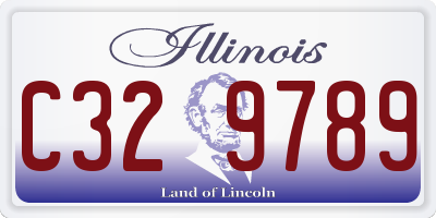 IL license plate C329789
