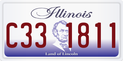 IL license plate C331811