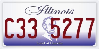 IL license plate C335277