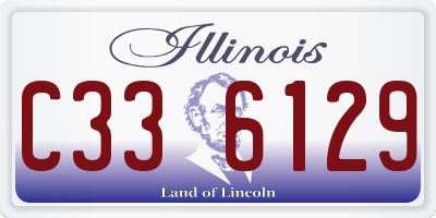 IL license plate C336129