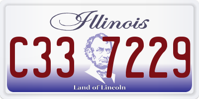 IL license plate C337229