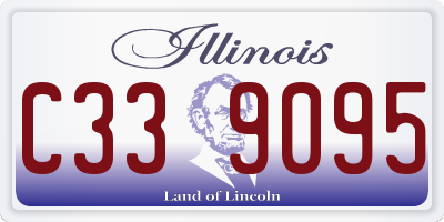 IL license plate C339095