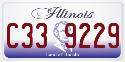 IL license plate C339229