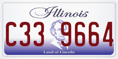 IL license plate C339664