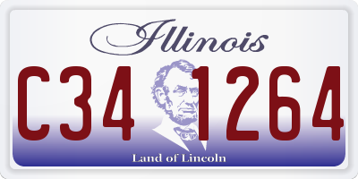 IL license plate C341264